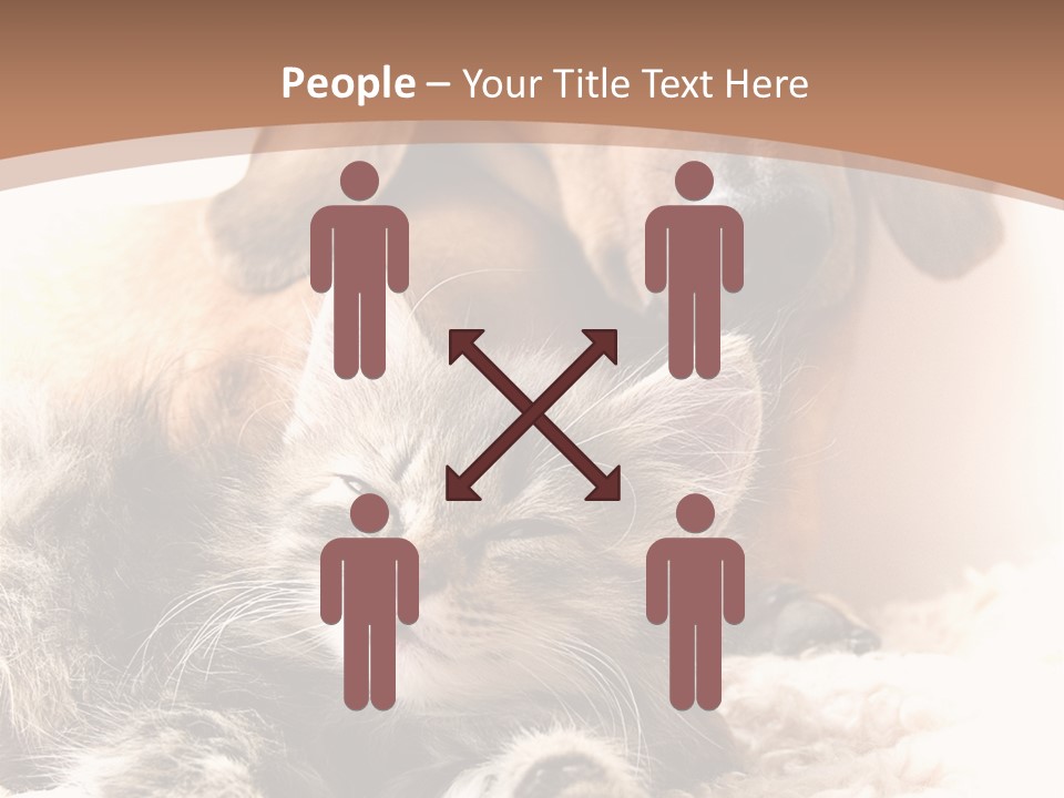 Single Dog Life PowerPoint Template