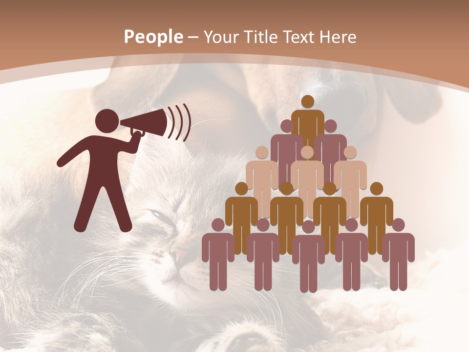 Single Dog Life PowerPoint Template