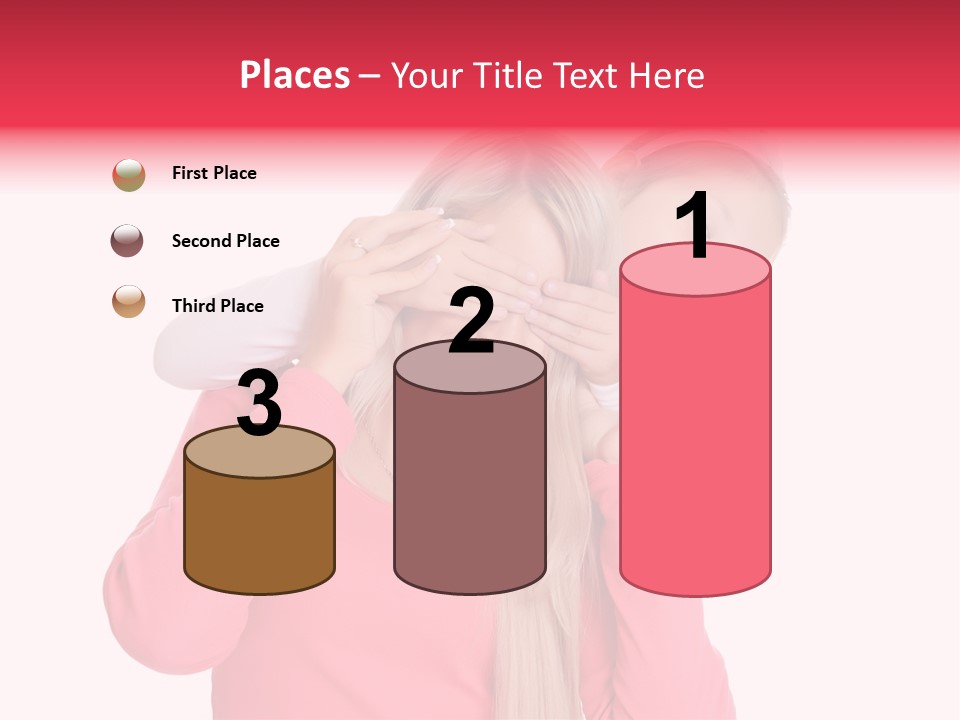 Two Child Laughing PowerPoint Template