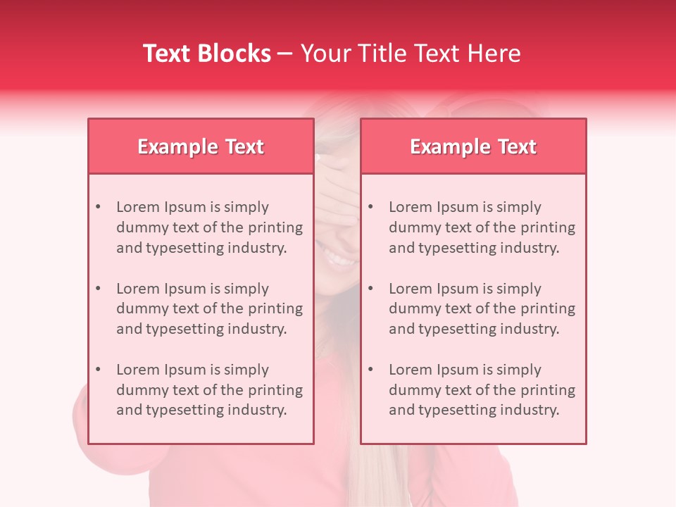 Two Child Laughing PowerPoint Template
