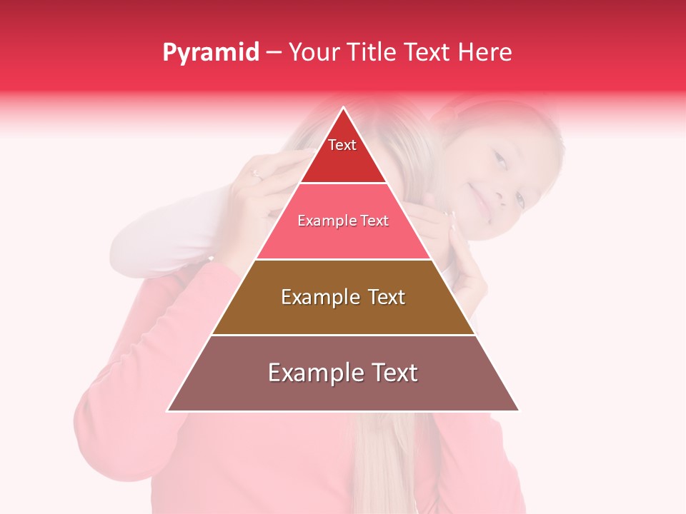 Two Child Laughing PowerPoint Template