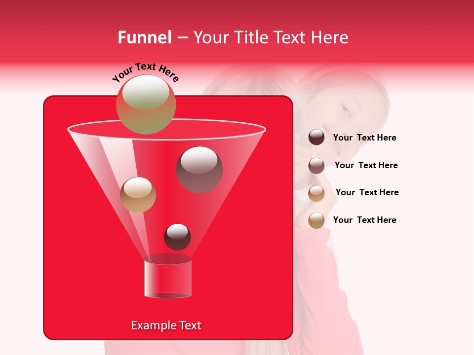 Two Child Laughing PowerPoint Template