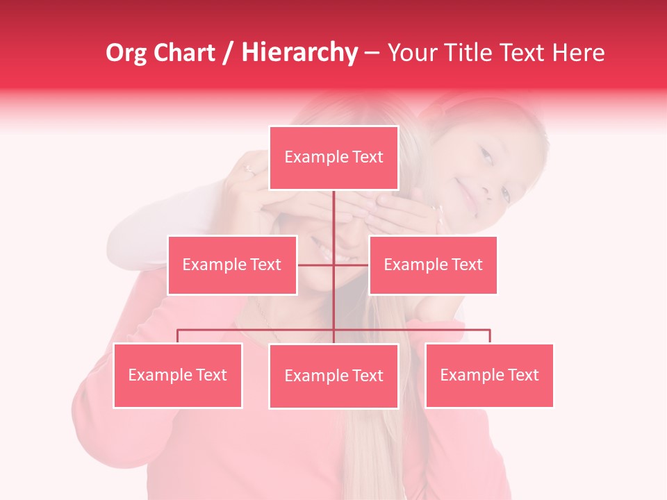 Two Child Laughing PowerPoint Template