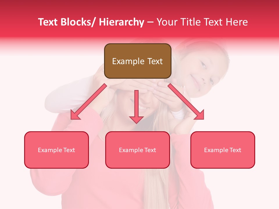 Two Child Laughing PowerPoint Template