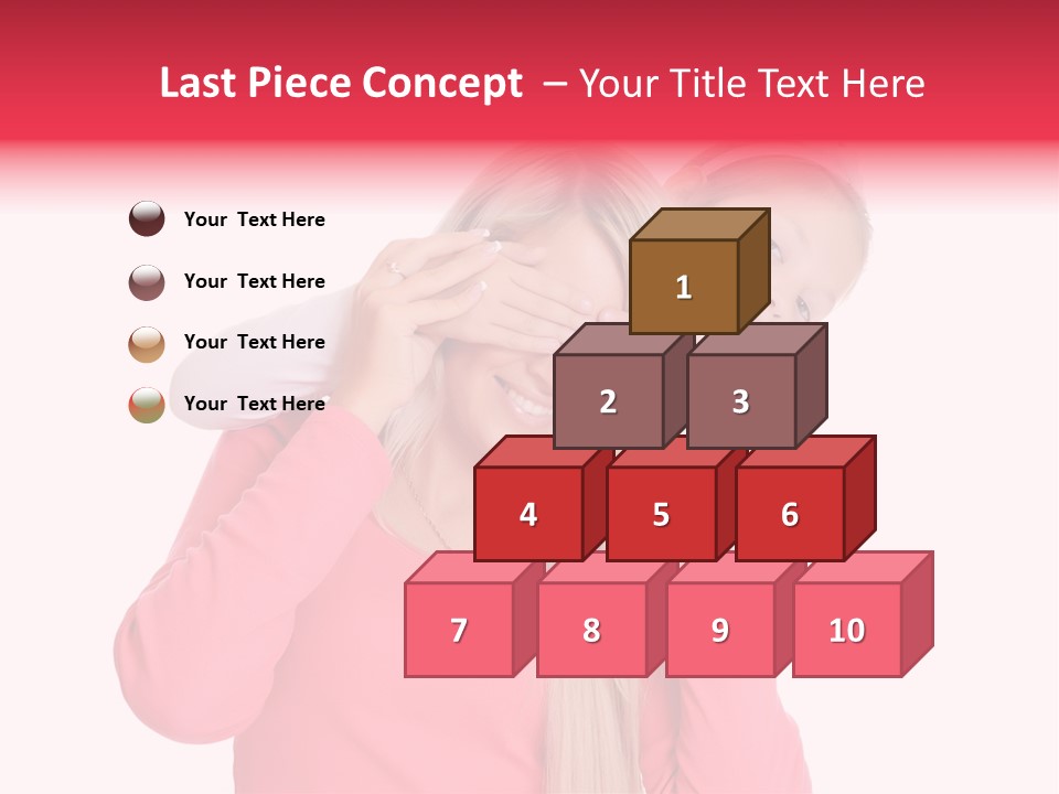 Two Child Laughing PowerPoint Template