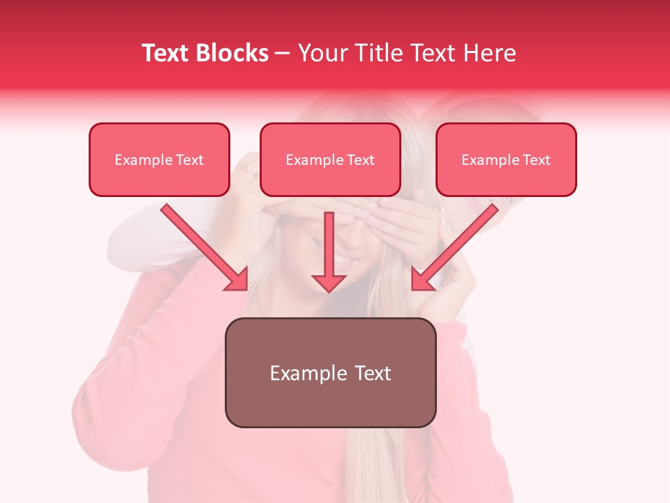 Two Child Laughing PowerPoint Template