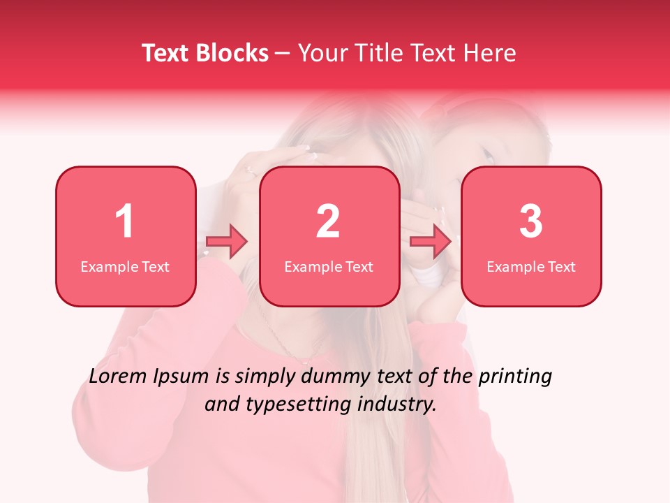 Two Child Laughing PowerPoint Template