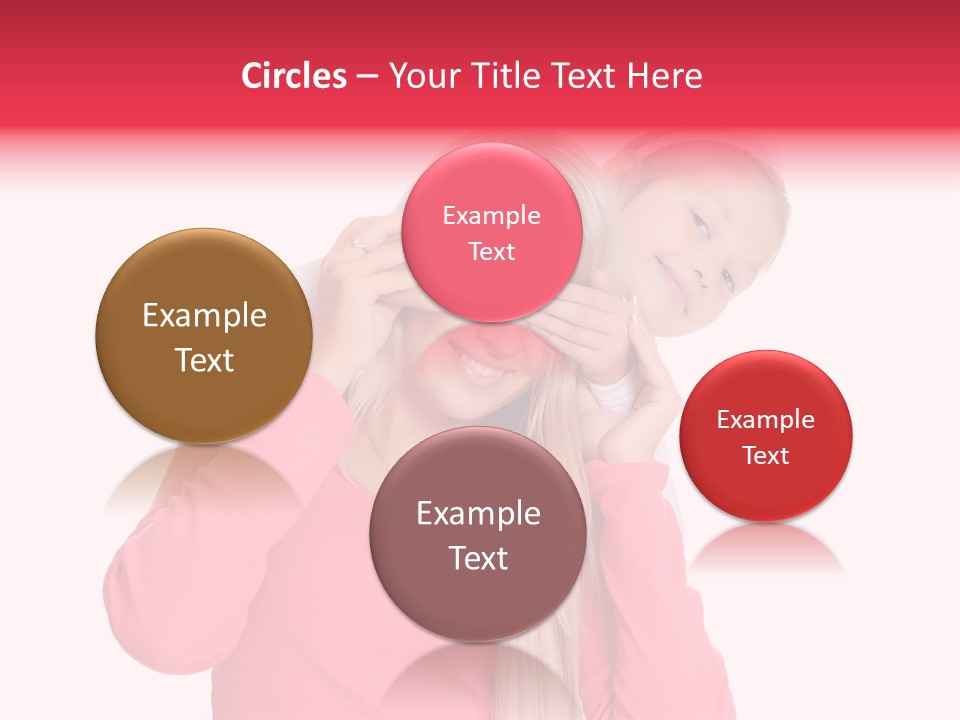 Two Child Laughing PowerPoint Template