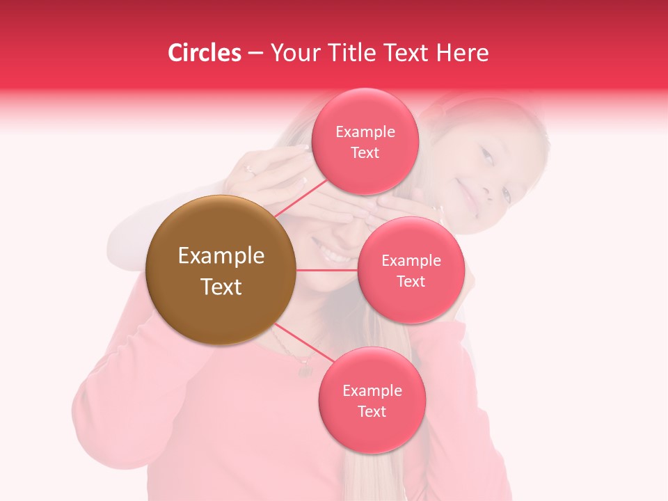 Two Child Laughing PowerPoint Template