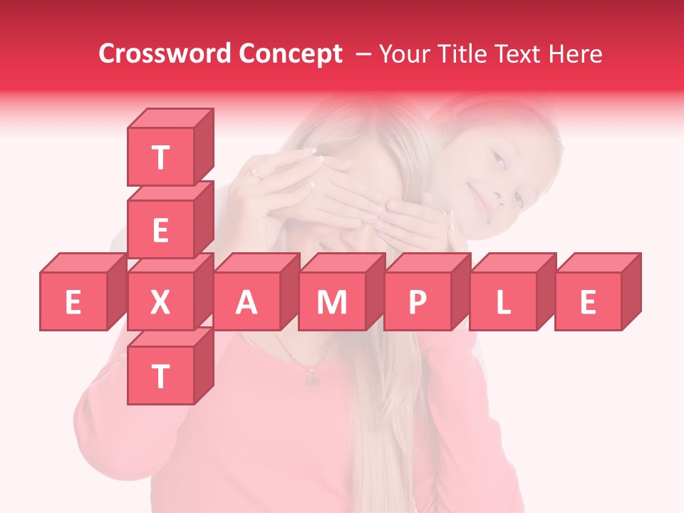 Two Child Laughing PowerPoint Template