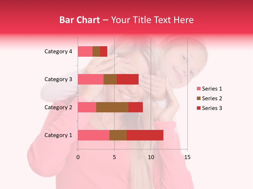Two Child Laughing PowerPoint Template