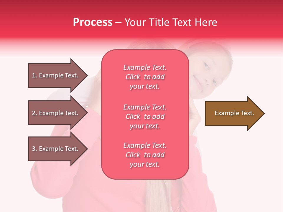Two Child Laughing PowerPoint Template