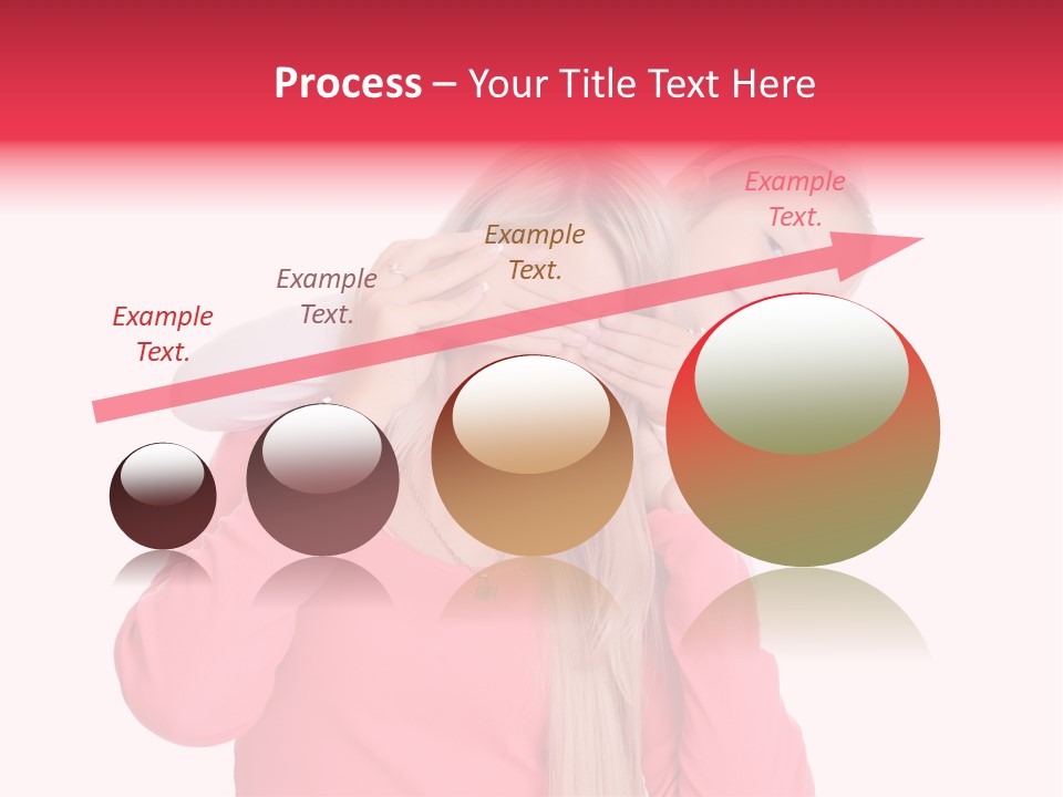 Two Child Laughing PowerPoint Template