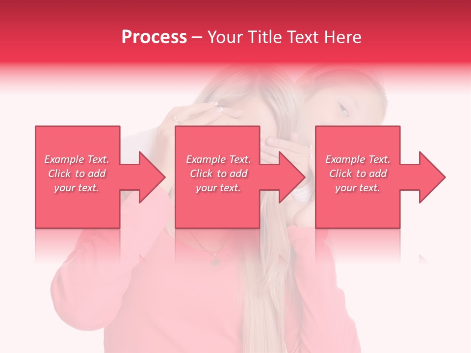 Two Child Laughing PowerPoint Template