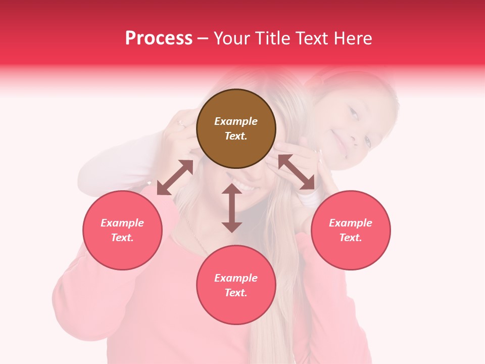 Two Child Laughing PowerPoint Template