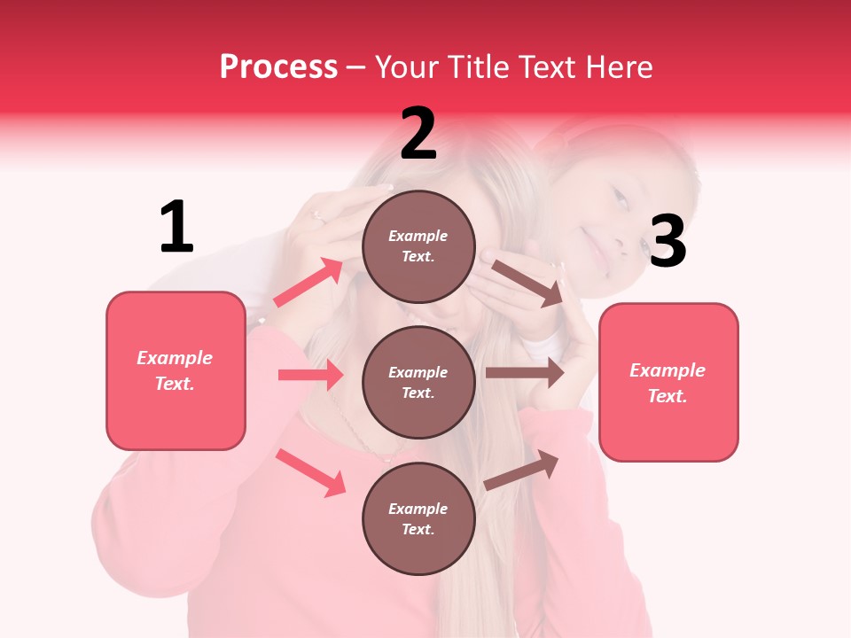 Two Child Laughing PowerPoint Template