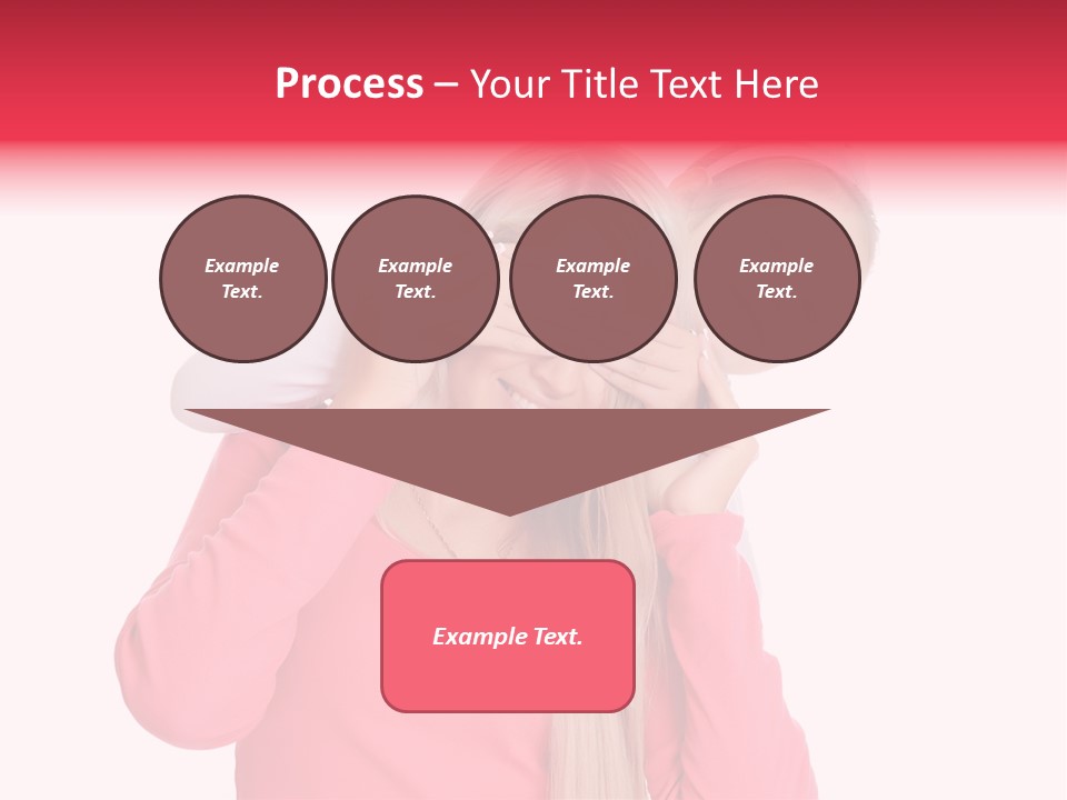 Two Child Laughing PowerPoint Template