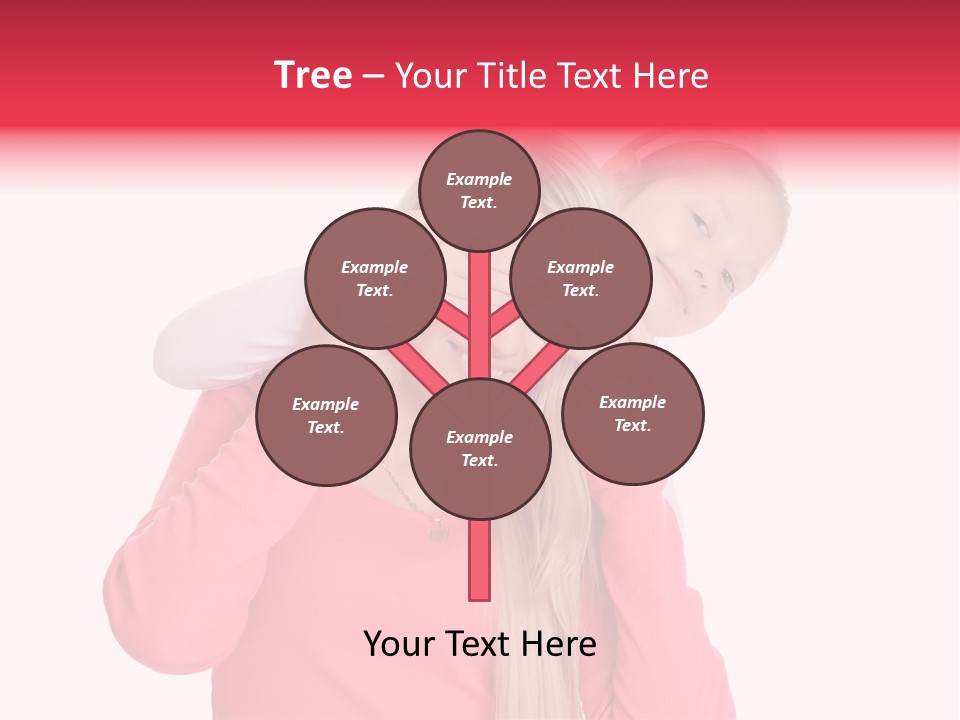 Two Child Laughing PowerPoint Template