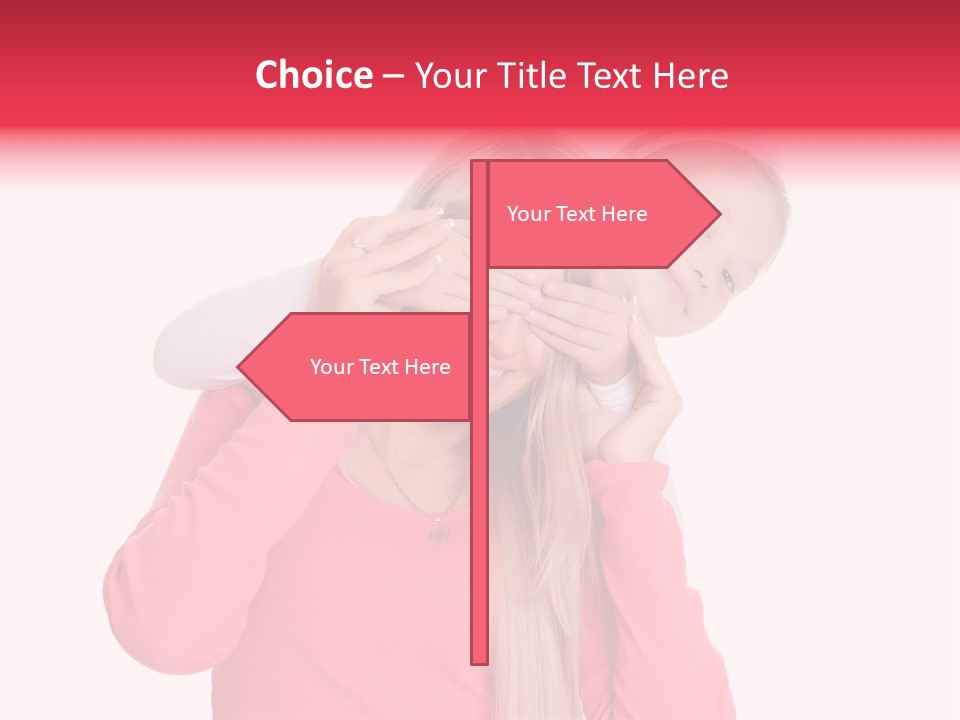 Two Child Laughing PowerPoint Template