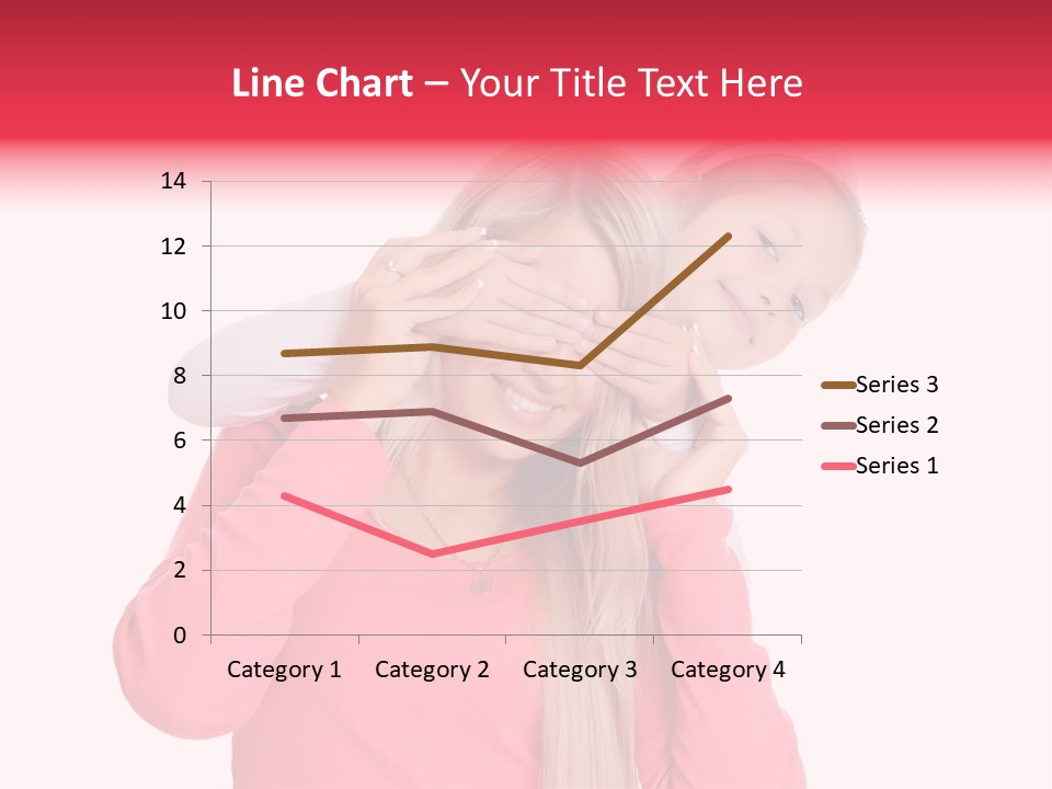 Two Child Laughing PowerPoint Template