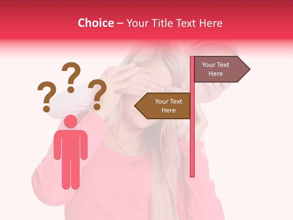 Two Child Laughing PowerPoint Template