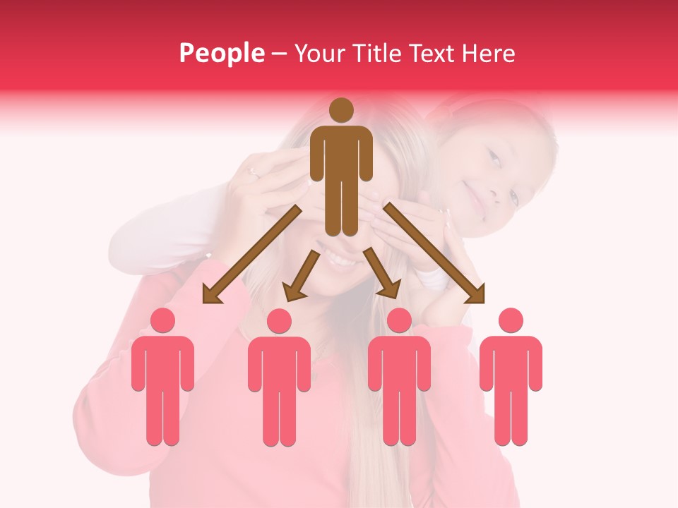 Two Child Laughing PowerPoint Template