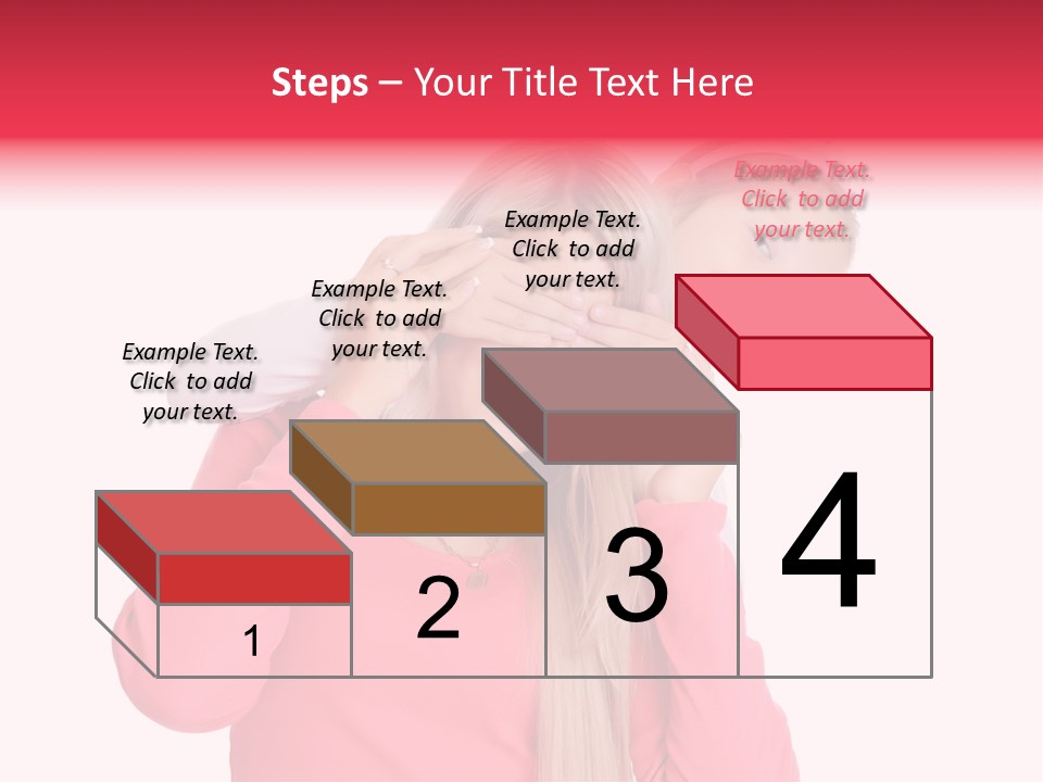 Two Child Laughing PowerPoint Template