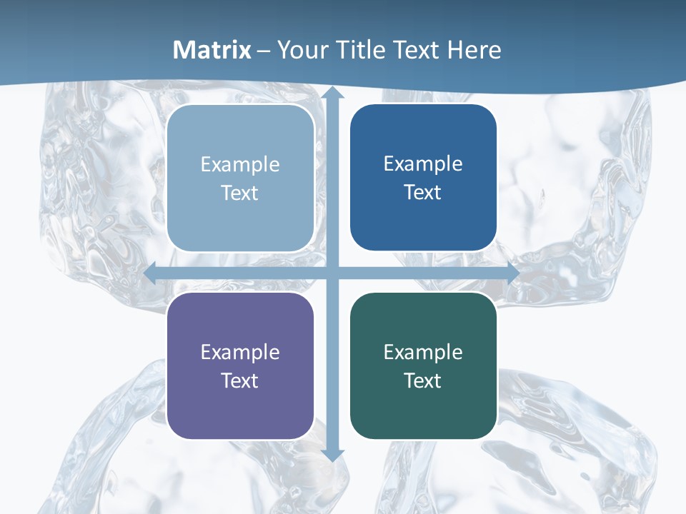 Drip Clear Square PowerPoint Template