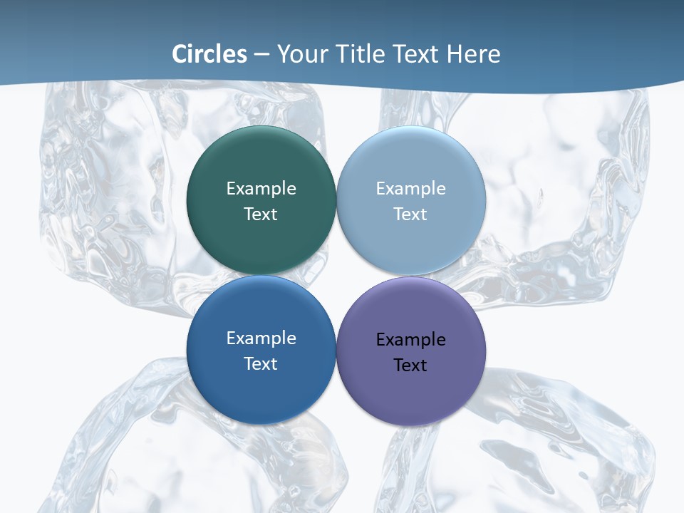 Drip Clear Square PowerPoint Template