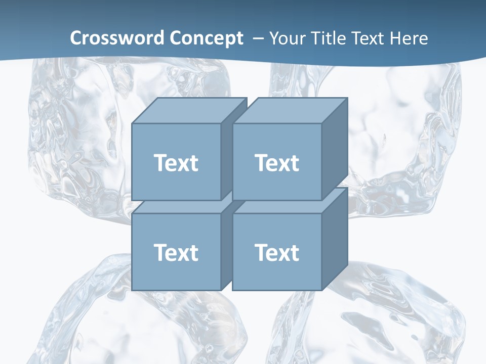 Drip Clear Square PowerPoint Template