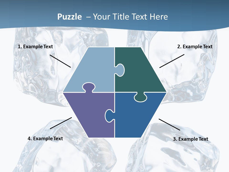 Drip Clear Square PowerPoint Template