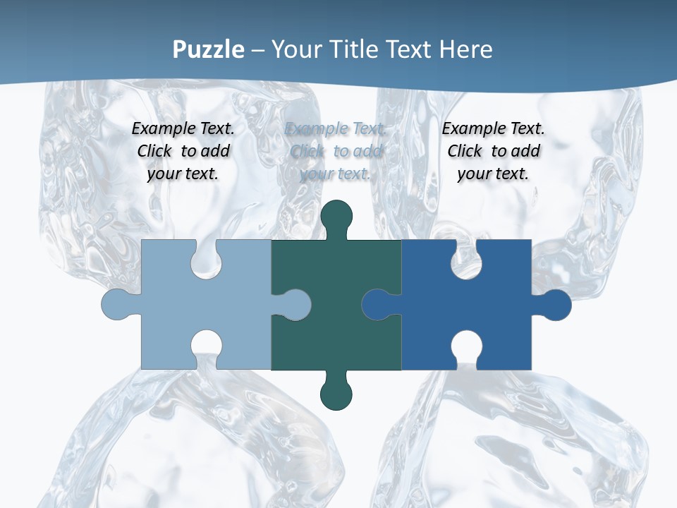 Drip Clear Square PowerPoint Template