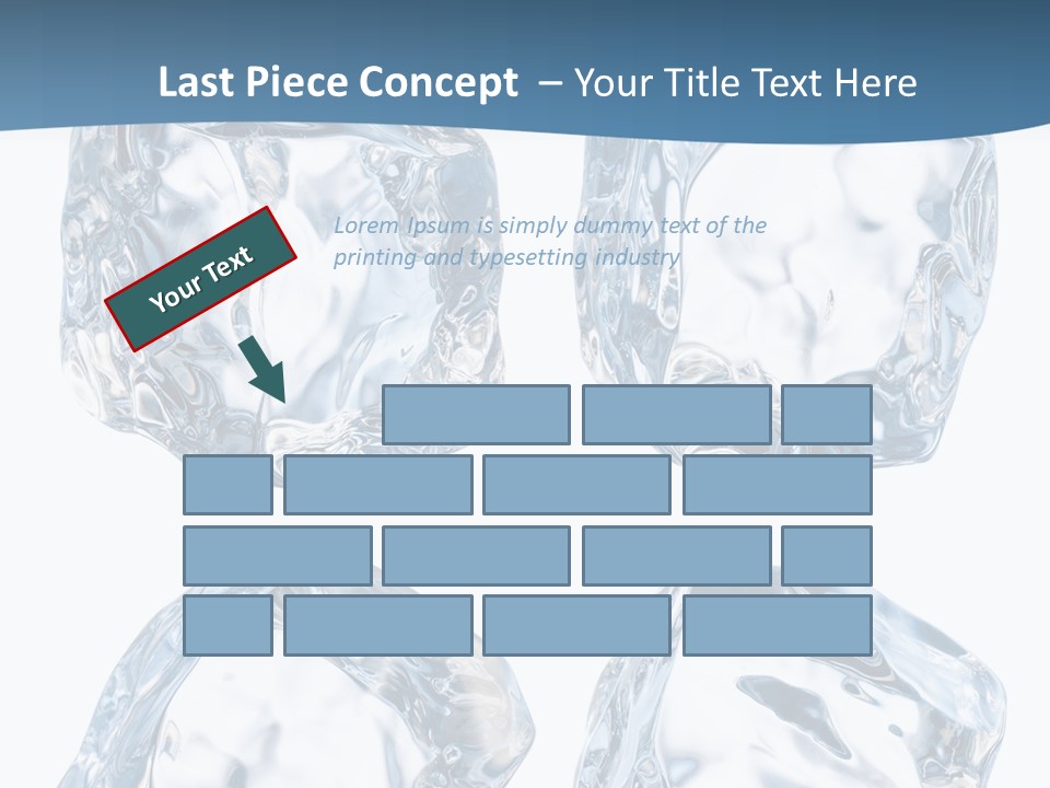 Drip Clear Square PowerPoint Template