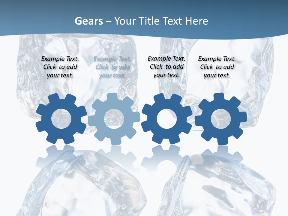 Drip Clear Square PowerPoint Template