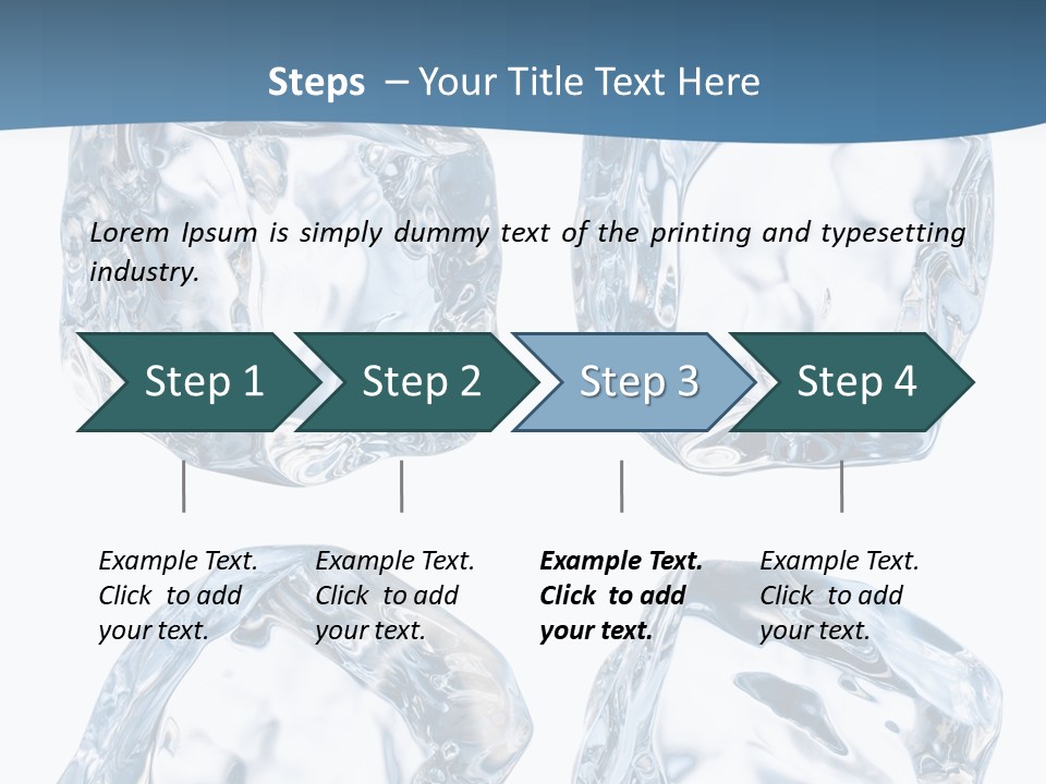Drip Clear Square PowerPoint Template