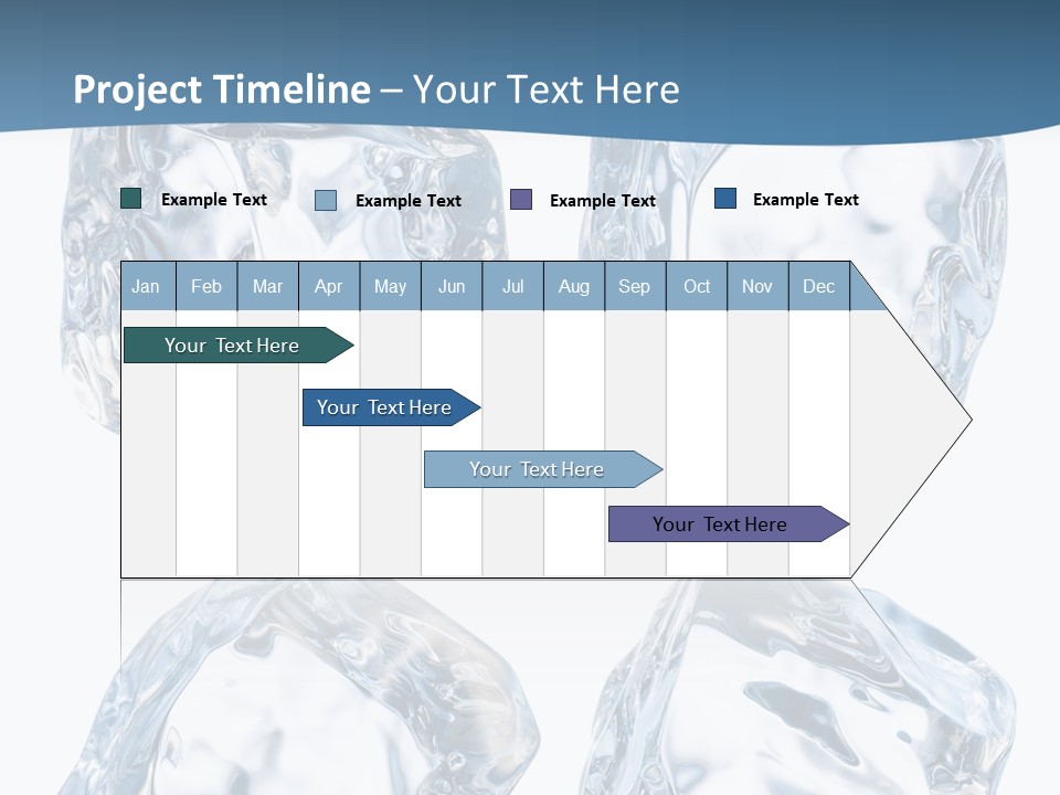 Drip Clear Square PowerPoint Template
