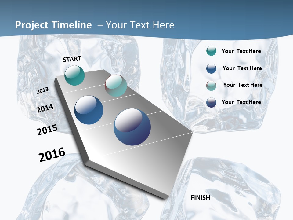 Drip Clear Square PowerPoint Template