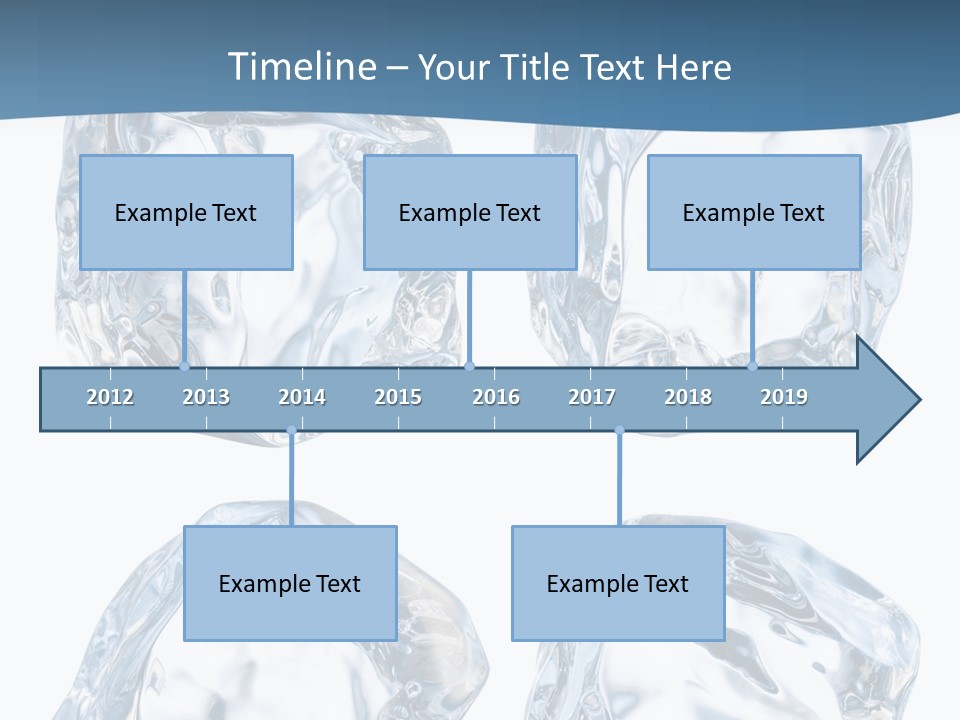 Drip Clear Square PowerPoint Template