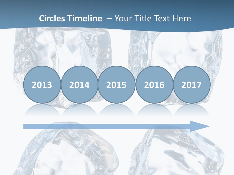 Drip Clear Square PowerPoint Template