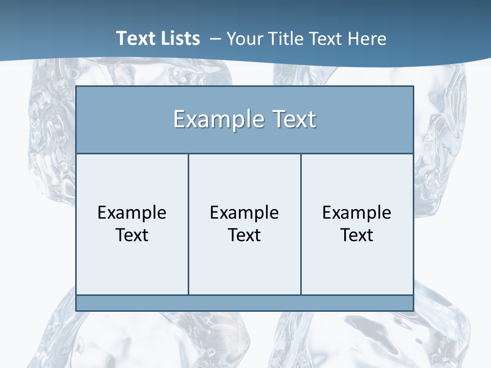 Drip Clear Square PowerPoint Template