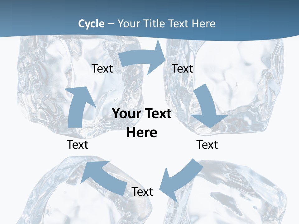 Drip Clear Square PowerPoint Template