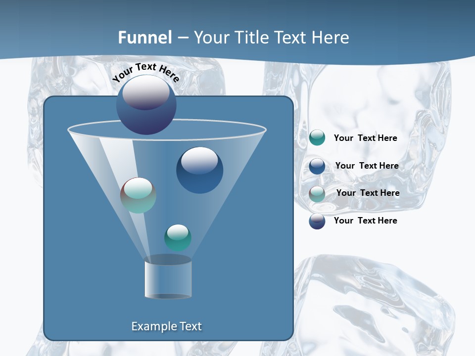 Drip Clear Square PowerPoint Template