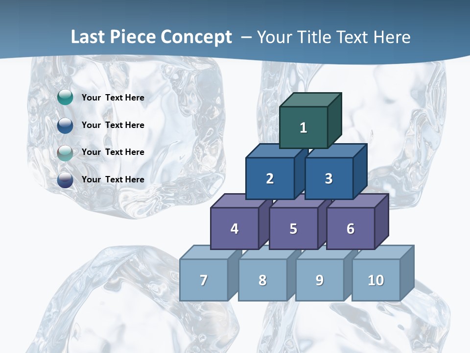Drip Clear Square PowerPoint Template