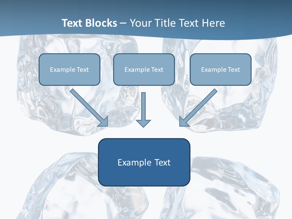 Drip Clear Square PowerPoint Template
