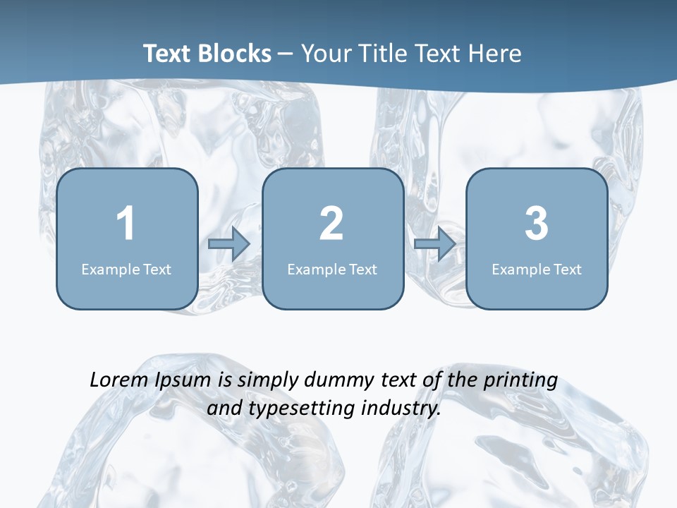 Drip Clear Square PowerPoint Template