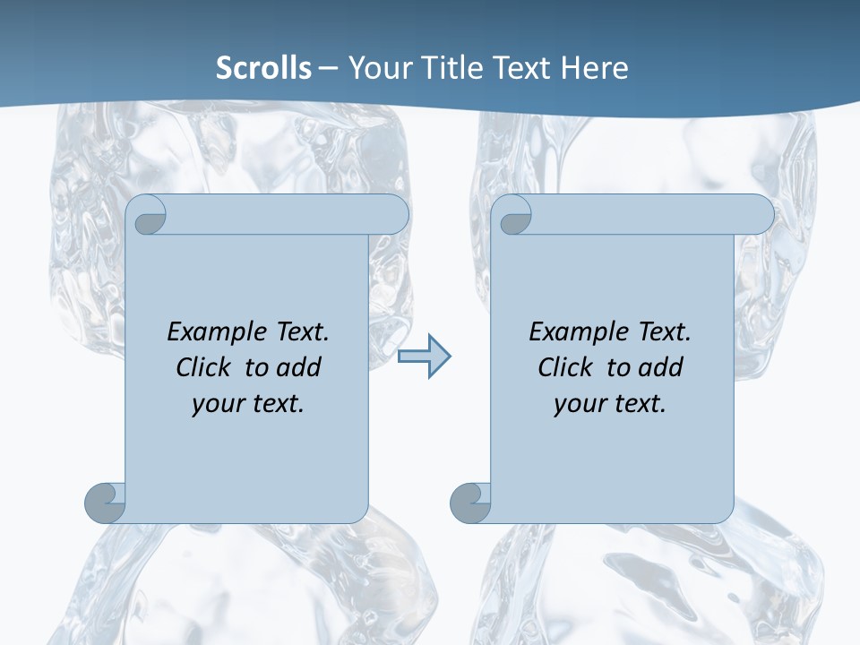 Drip Clear Square PowerPoint Template