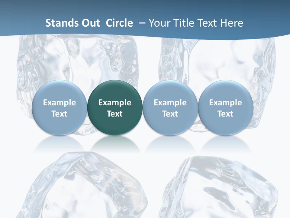 Drip Clear Square PowerPoint Template