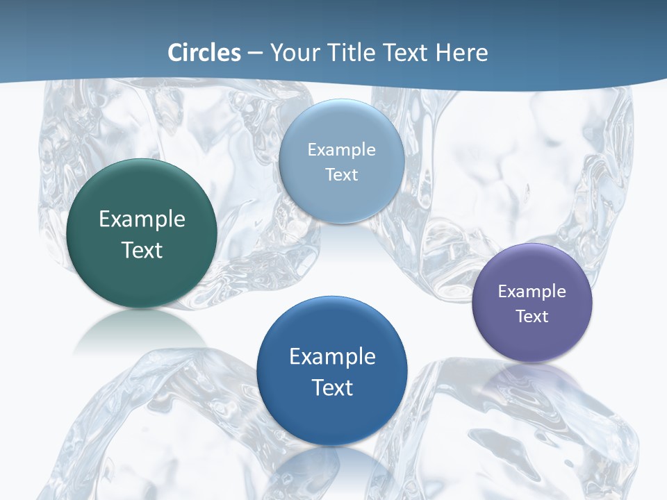 Drip Clear Square PowerPoint Template