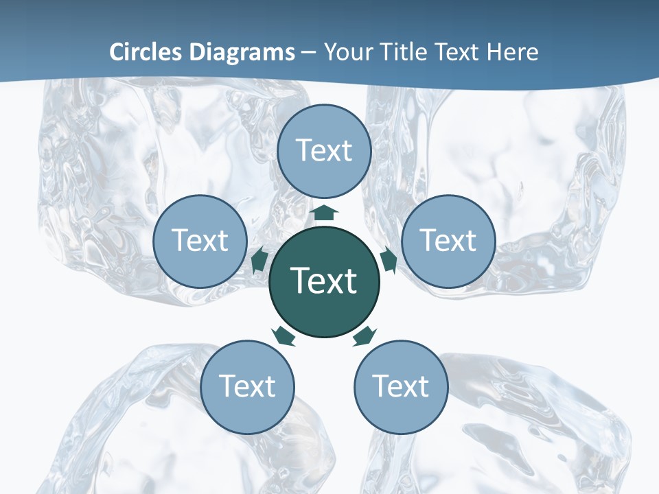 Drip Clear Square PowerPoint Template