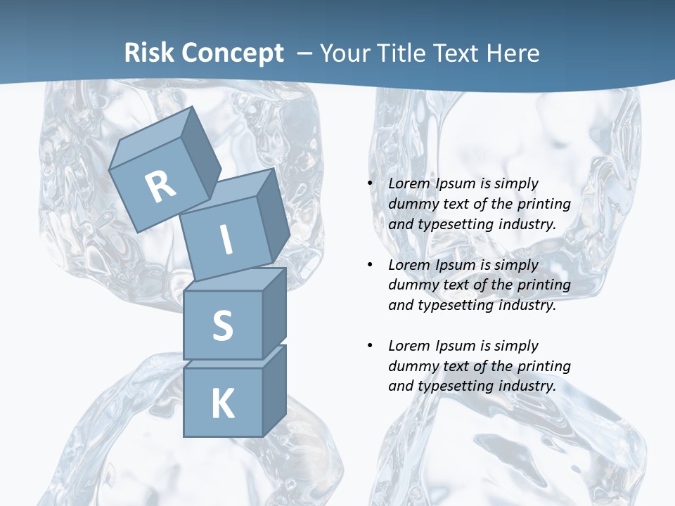 Drip Clear Square PowerPoint Template